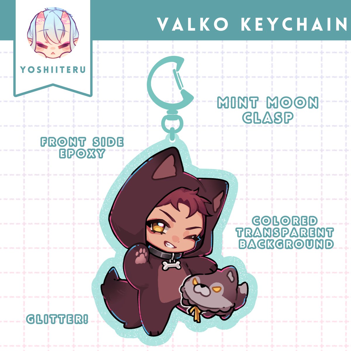 yoshiiteru's tweet photo. new charm and sticker sheet 💛 #bringbackvalko https://t.co/yOQmD1iDrn