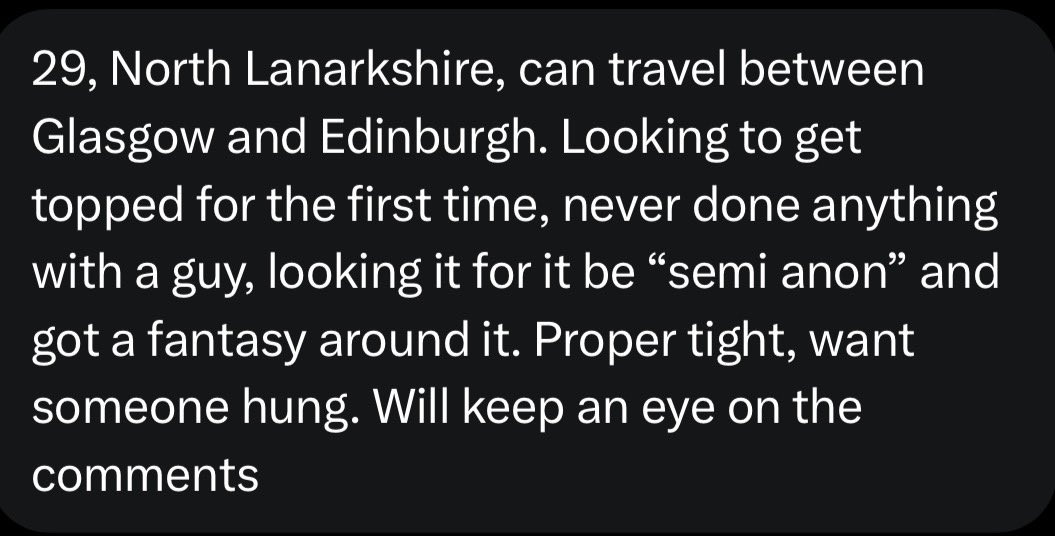 AnonGayConfess's tweet photo. 📍 29 Male North Lanarkshire 🏴󠁧󠁢󠁳󠁣󠁴󠁿 https://t.co/Vjof5nWEFU