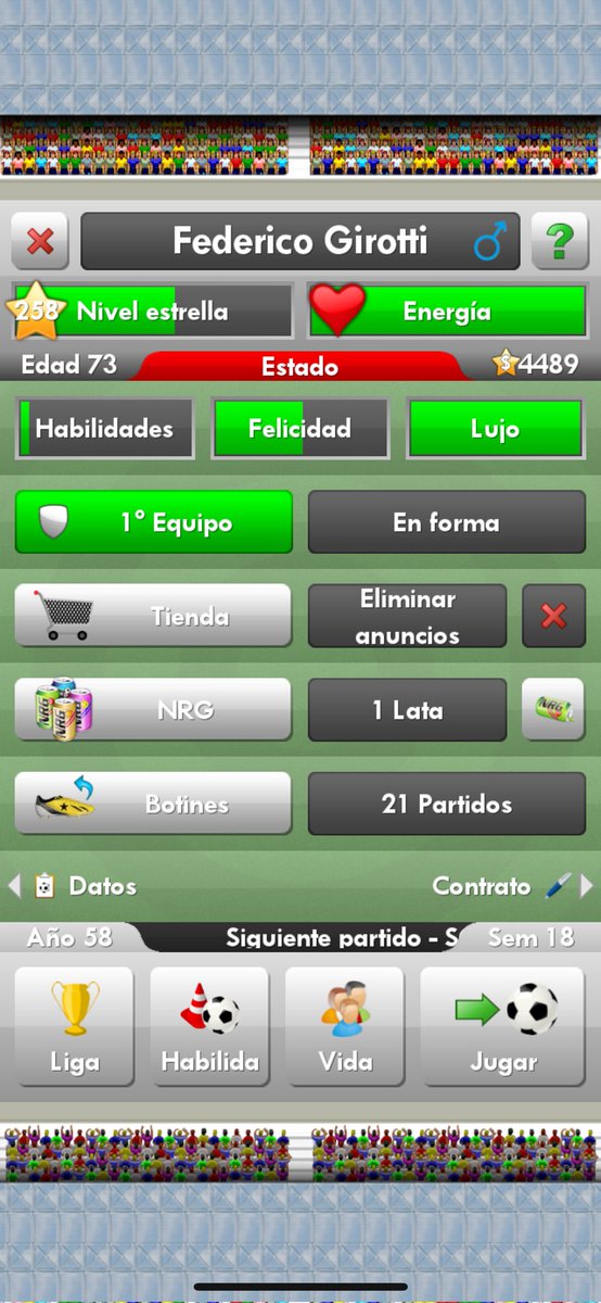 alenrappaport's tweet photo. Muy lindo todos los copero, potrero, promiedo y el boom de juegos nuevos que estoy 100% a favor pero hoy toco despedir al ídolo de tus ídolos 

Cambié el celular y con eso queda atrás mi partida creada en 2021 aburrido en una clase de deportea. 

Gracias por tanto New Star Soccer https://t.co/1kxclKqlj5