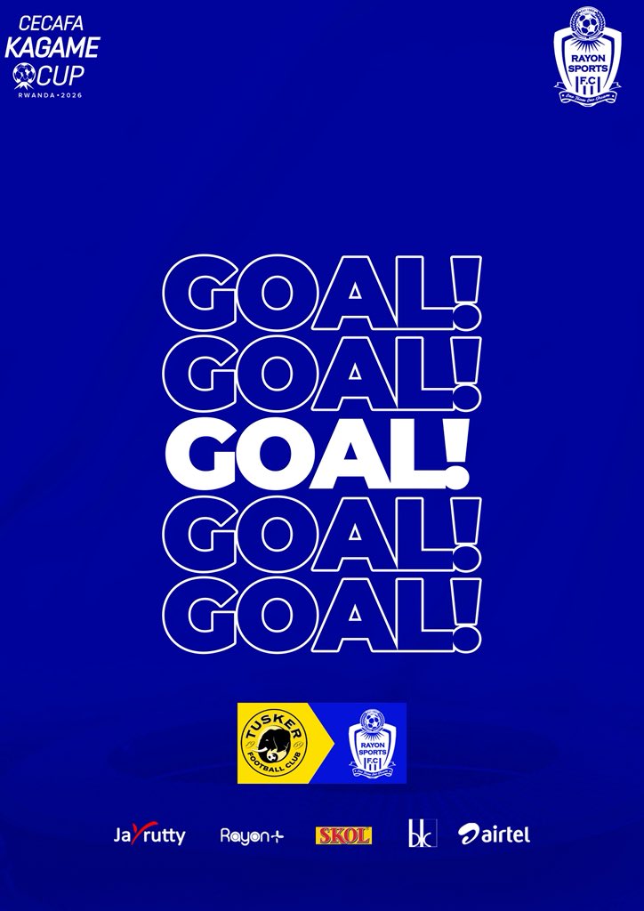 rayon_sports's tweet photo. CECAFA KAGAME CUP 2026

45+1 Goooooooooooooooooooooooal Scored by Atissssssssssssssssssssssso Kodjo

Tusker 0-1 Rayon Sports https://t.co/JC25QhE4Xi