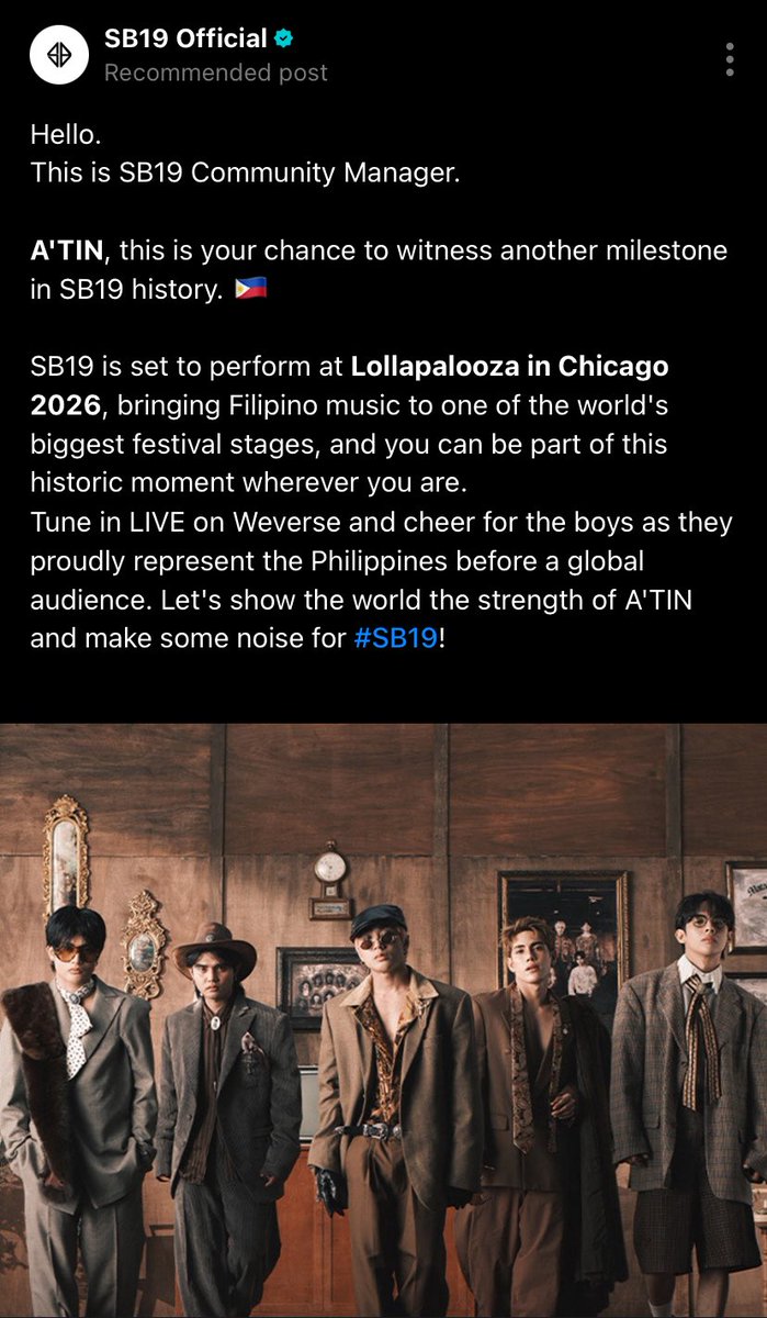 krstnrrae's tweet photo. Hi, i’ve seen some replies na hindi nila alam sa’n makikita yung post sa weverse kanina. Iydk, there’s a separate account for SB19 official that you can follow. Dito siya nakapost. 
 
Idk if this will work but i’ll post the link:
🔗 https://t.co/p6X7TnktcB

@SB19Official #SB19 https://t.co/nsJmZN6mIe