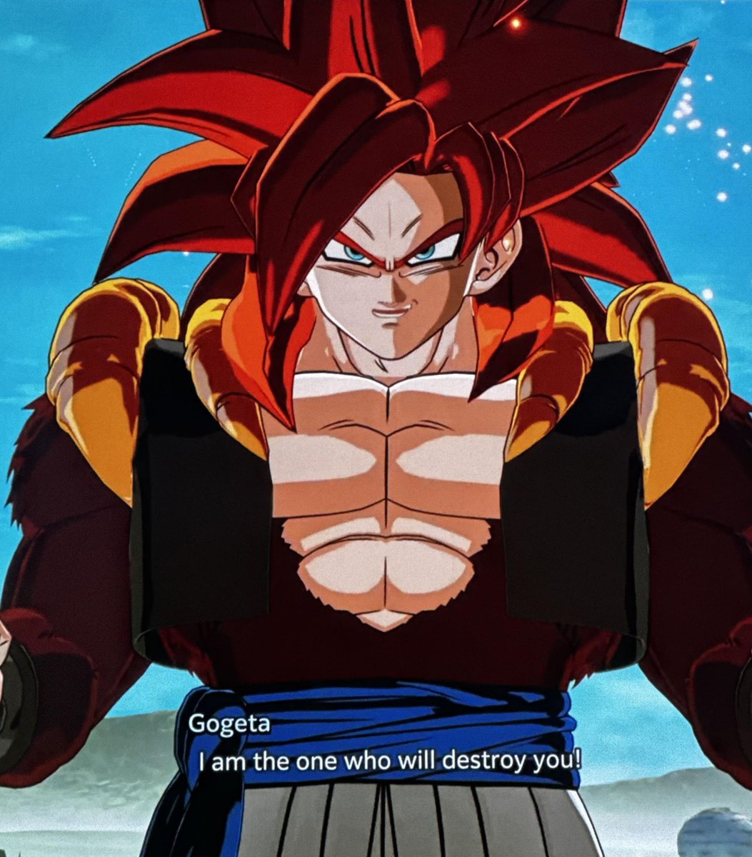YKusanari's tweet photo. @DB_Simplemente Quiero también mencionar a Gogeta 4 https://t.co/fplv74AQiq