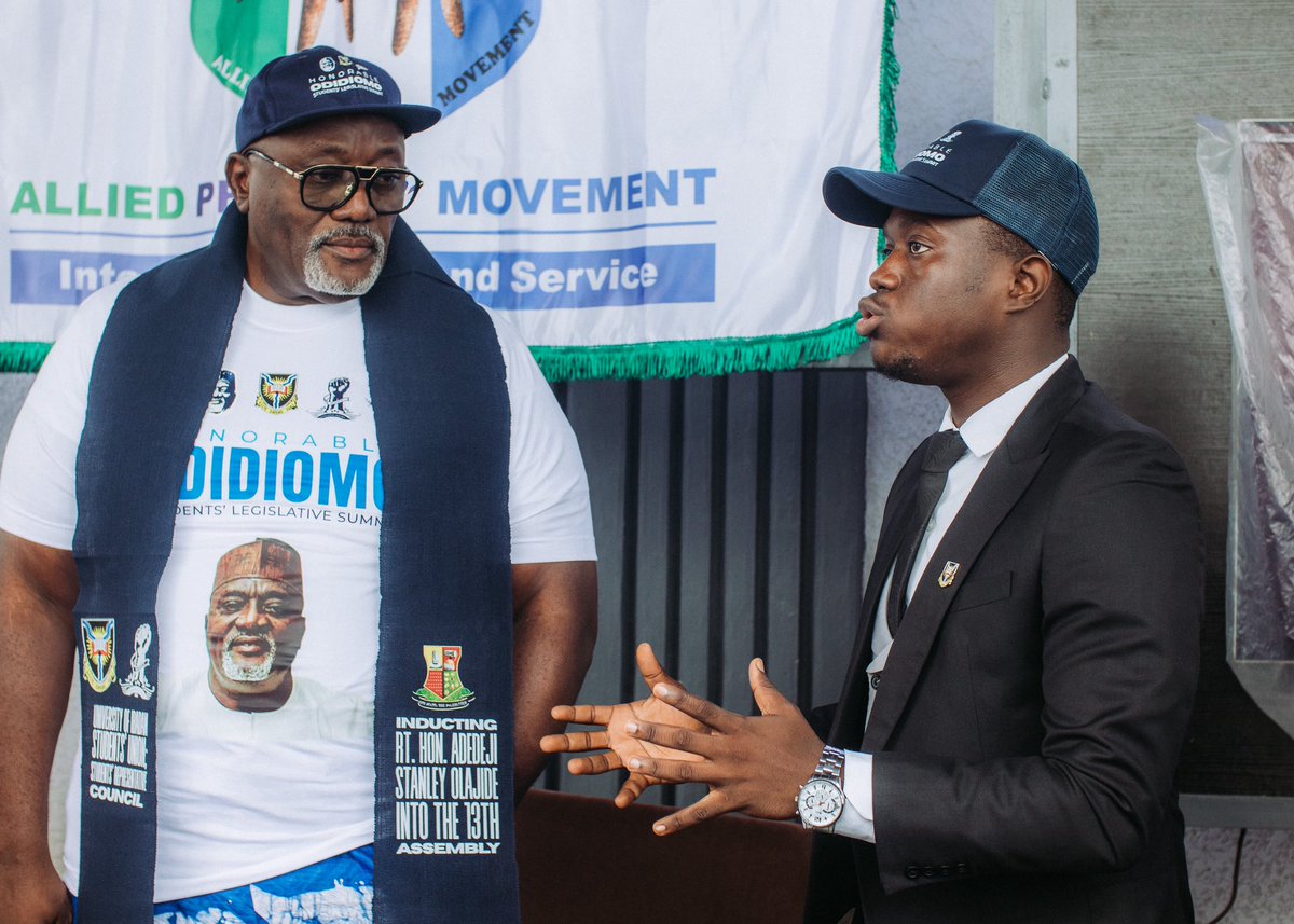 Hon_Jesugbemi's tweet photo. Today, I had the privilege of joining the University of Ibadan Students’ Union Students’ Representative Council (SRC) on a visit to Hon. Adedeji Odidiomo, APM Oyo South Senatorial Candidate, where he pledged the sum of ₦50 million towards the Union’s Legislative Week, to be known as the “Odidiomo Students’ Legislative Summit.”

The visit was particularly meaningful to me, having once served as the Deputy Speaker of the University of Ibadan Students’ Union SRC from 2019–2021, before subsequently serving as the House Secretary of the University of Ibadan Students’ Union.

Returning to engage with the current leadership of the Students’ Union, this time alongside the SRC, was a moment of reflection and renewed commitment to student leadership, representation and development.

Hon. Odidiomo’s ₦50 million commitment is not merely a financial contribution; it is a strong statement of belief in the capacity of young people and the importance of creating platforms where students can develop their leadership, legislative and governance skills.

The Odidiomo Students’ Legislative Summit will provide an opportunity for students to engage in meaningful discussions around leadership, governance, public policy, representation, accountability and the future of our society.

As someone who has experienced the Students’ Union Parliament firsthand, I understand the value of such programmes in shaping young minds and preparing students for greater responsibilities beyond the university environment.

I commend Hon. Adedeji Odidiomo for this remarkable commitment and for recognising that investing in students is an investment in the future of our society.

The University of Ibadan has consistently produced individuals who have gone on to make significant contributions across different sectors. Supporting its students today is, therefore, an investment in the leaders, professionals and nation-builders of tomorrow.

I look forward to seeing the ₦50 million pledge translated into a landmark Legislative Week that will leave a lasting impact on the University of Ibadan Students’ Union and its members.

From student parliament to public leadership, the journey continues.

#OdidiomoStudentsLegislativeSummit
#UIStudentsUnion
#UniversityOfIbadan
#StudentsLeadership
#YouthDevelopment
#APM
#OyoSouth @studentsunionui