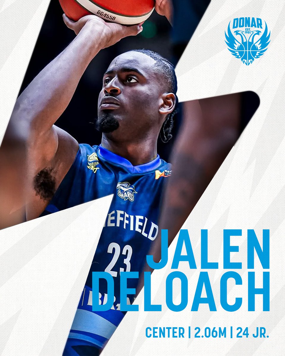Donar_Official's tweet photo. 🚨 𝑺𝒑𝒆𝒍𝒆𝒓𝒔𝒏𝒊𝒆𝒖𝒘𝒔 🚨
De 24-jarige Jalen DeLoach maakt het komende seizoen deel uit van de selectie van coach Jason Dourisseau. De Amerikaanse center speelde het afgelopen seizoen in zowel de Engelse als de Bosnische competitie.

Lees verder op https://t.co/pBwS3725tX https://t.co/asBqlF5VVe