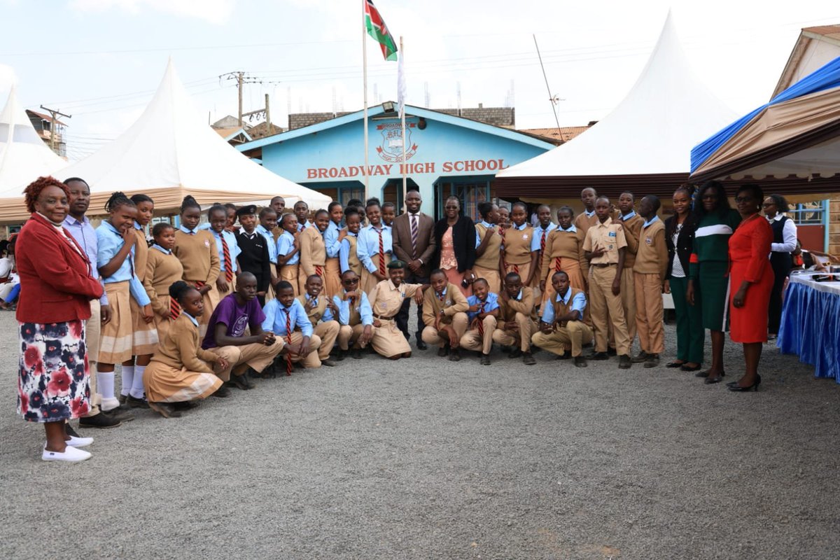 MainaKarobia's tweet photo. We were privileged to preside over the Prize Giving Day at Broadway High School, Thika Town, recognizing the hard work, discipline, and achievements of our learners. Every award is a reminder that education remains the foundation of a stronger future. https://t.co/f5ILPXNI6H