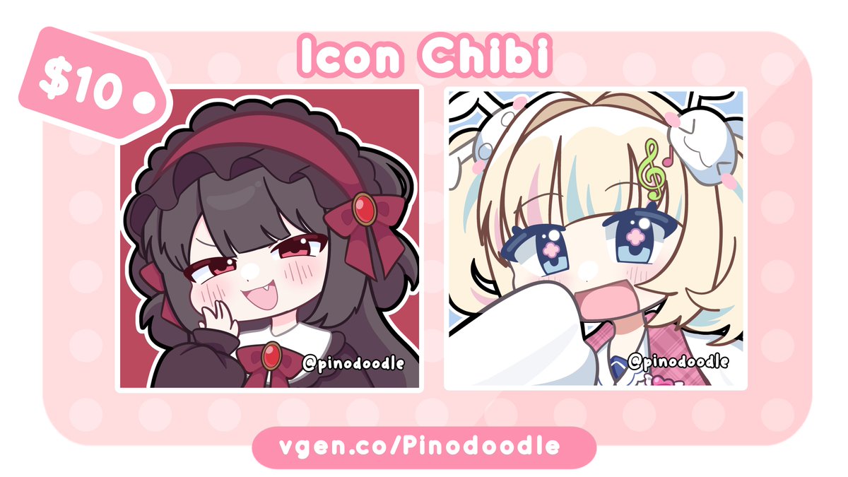 PinoDoodle's tweet photo. @NecroFawn Hi!! 
I make cute, cartoony icons 🩷⊹ ࣪ ˖

📎 https://t.co/OgnTvHbjdj https://t.co/Y5TpQ5Sh08