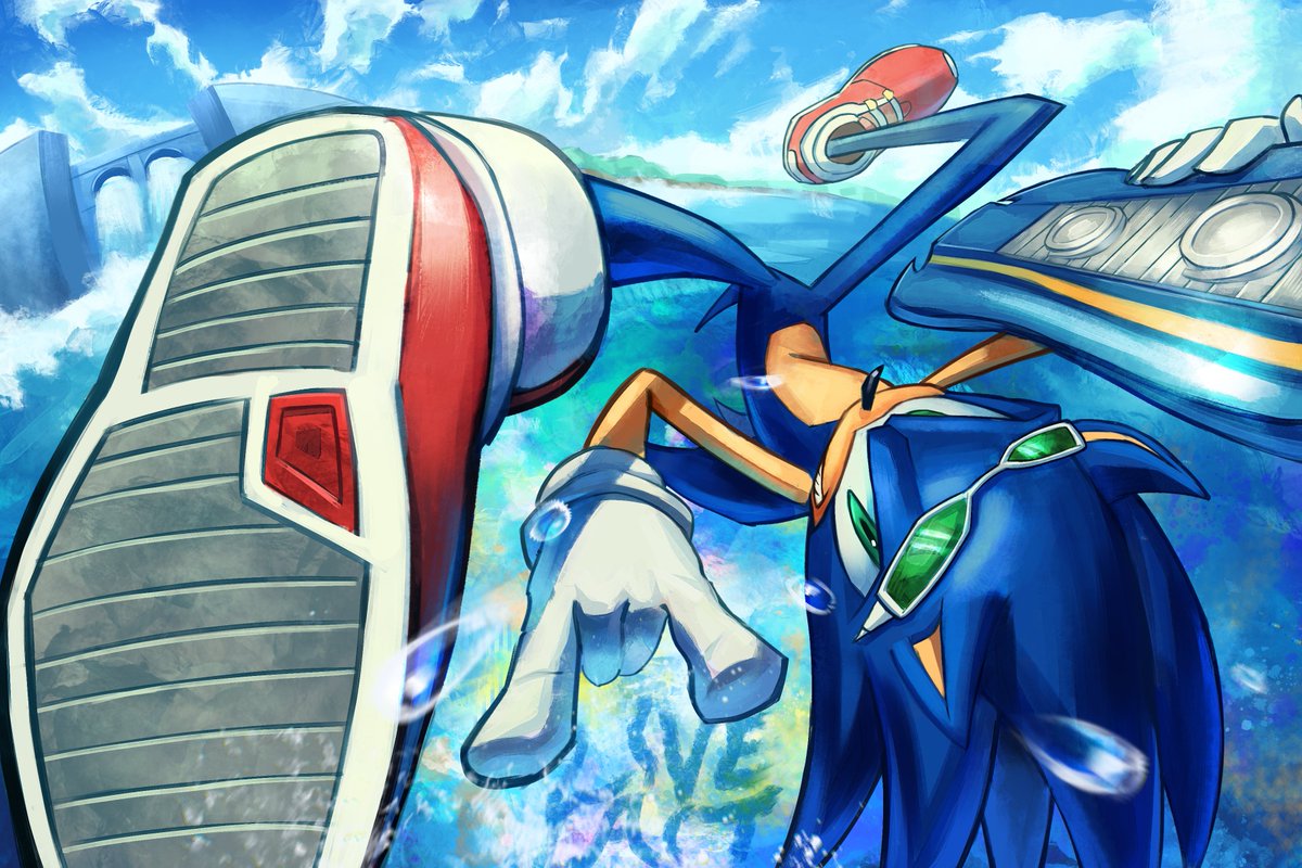 LiveArt001's tweet photo. SONIC RIDERS https://t.co/TXYff59mjg