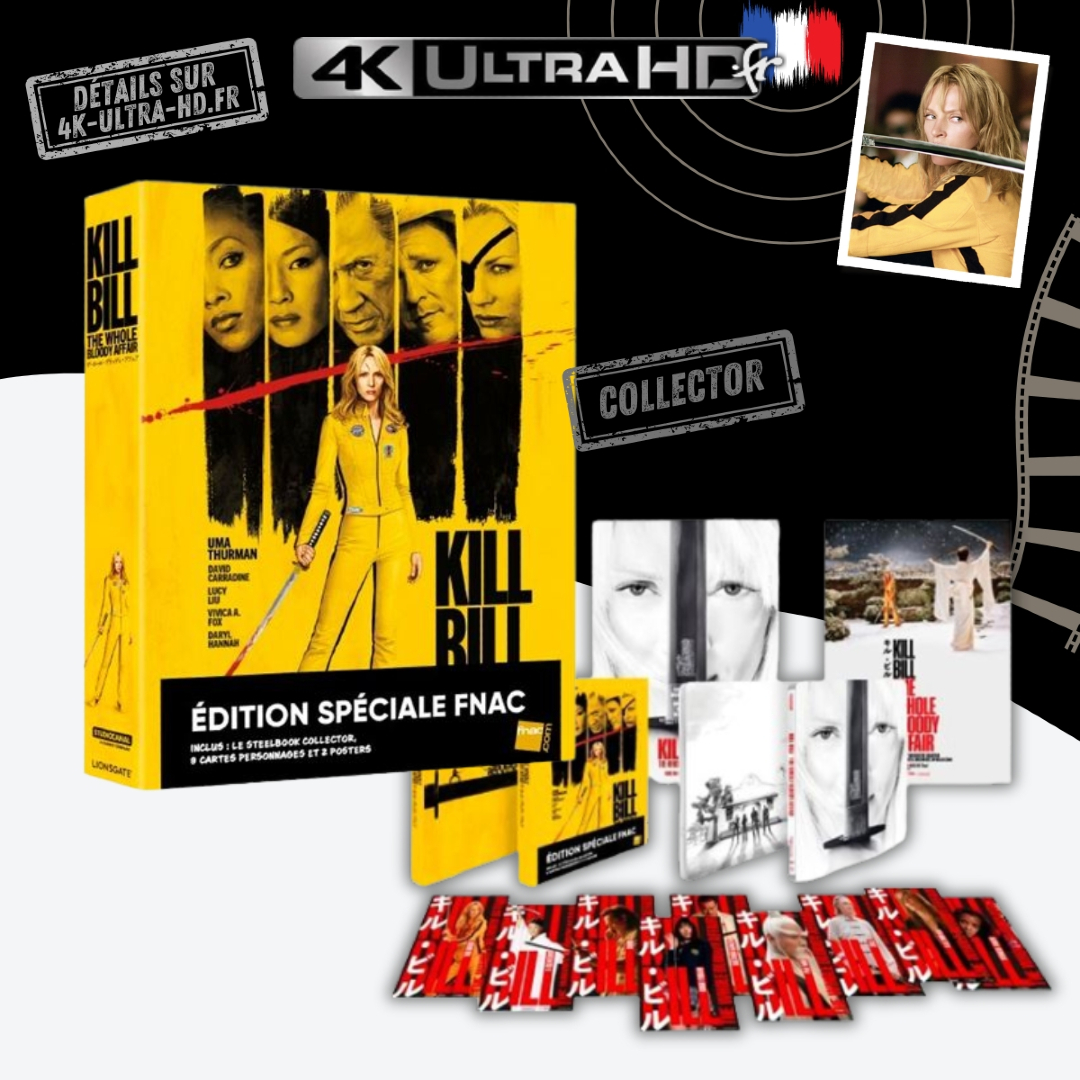 4KultrahdFR's tweet photo. 🟢 Précommande ouverte – « 𝗞𝗜𝗟𝗟 𝗕𝗜𝗟𝗟 𝗧𝗛𝗘 𝗪𝗛𝗢𝗟𝗘 𝗕𝗟𝗢𝗢𝗗𝗬 𝗔𝗙𝗙𝗔𝗜𝗥 » 4K 🇫🇷
🎁 Collector ➡ https://t.co/Qke2iFa0ae

📆 Sortie prévue : 4 novembre 2026
🎬 Quentin Tarantino (2025)
#4KUltraHD #4KultrahdFR https://t.co/MbE9ob8rAX