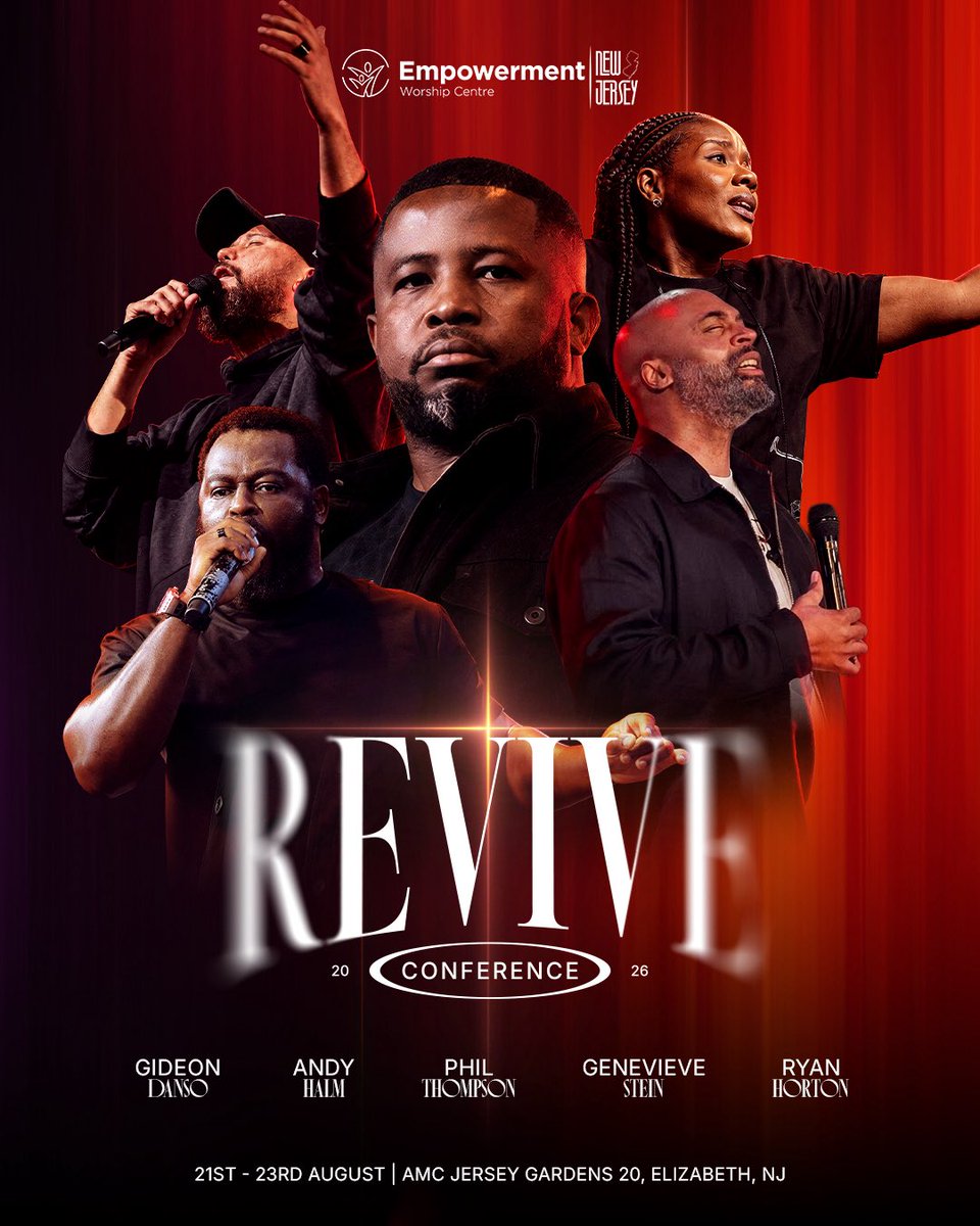 ewclife's tweet photo. Revive Conference 2026!  

It’s the season of revival!
Get ready for three unforgettable nights of God’s power, revival and life-changing encounters as God revives His work and transforms our lives.

Hosted by Pastor Andy Halm, with our Global Lead Pastor, Prophet @gideondanso_, https://t.co/cHx5a0Xaj2