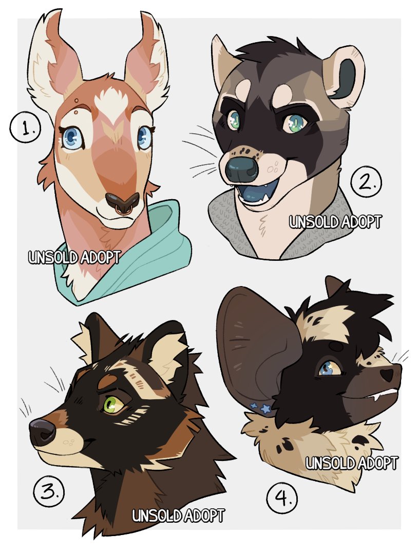 dozakeet's tweet photo. Pronghorn, crab-eating raccoon, tanuki, pied bat!
Asking 60 CAD each! see replies for availability! 💚 https://t.co/SiAuE5iOss