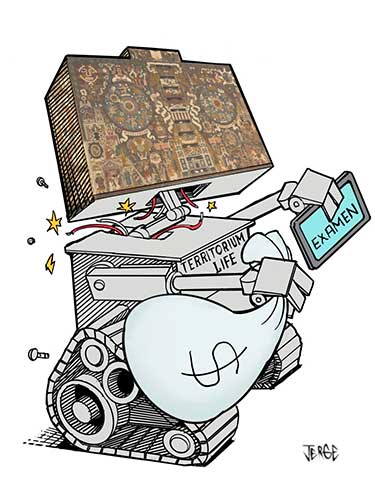 lajornadaonline's tweet photo. ✏️ #MonerosLaJornada | Error de sistema, cartón de @monerojerge
https://t.co/z5mLy3J6Le https://t.co/te5hVLbenF
