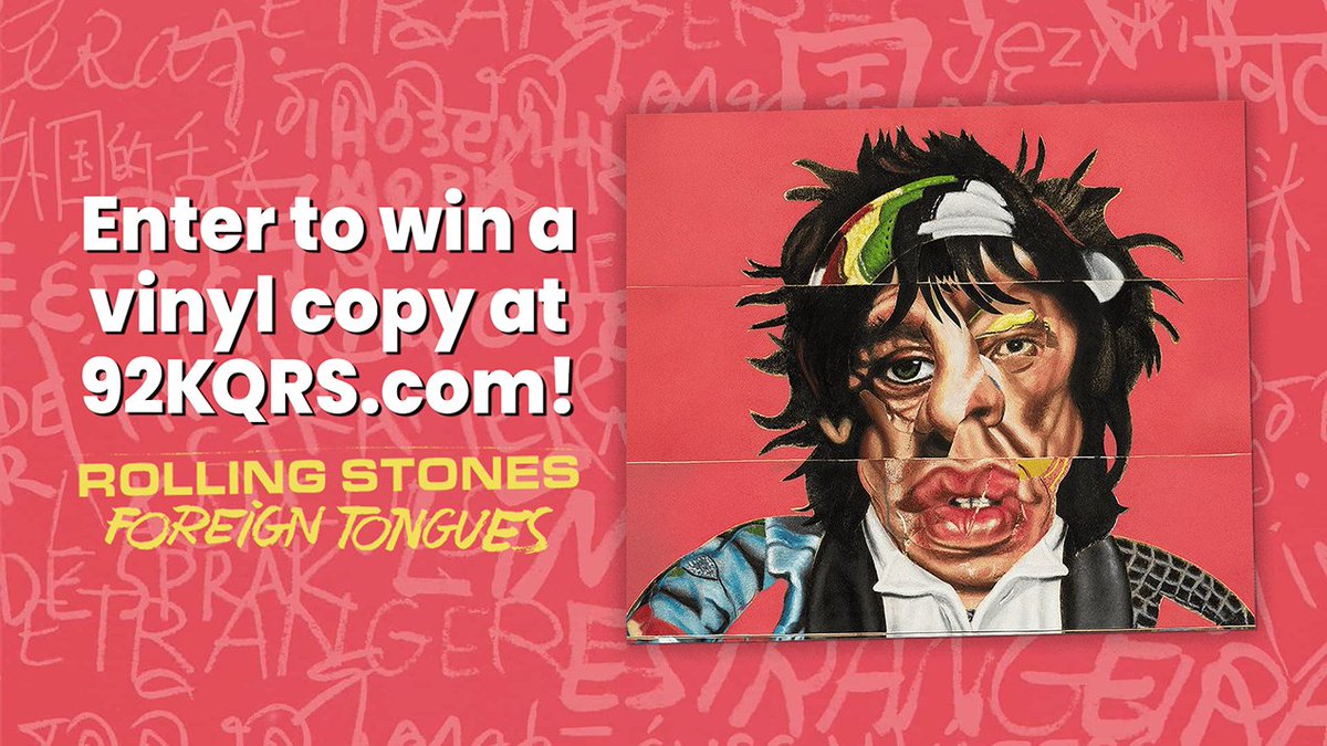 KQRadio's tweet photo. 🔥 Get entered to win a vinyl copy of @RollingStones brand new album, 'Foreign Tongues' 👉 https://t.co/JoUwsU7rOz

BUY NOW! 🔗 https://t.co/l2grMhnECG https://t.co/uZDxZHj3ve