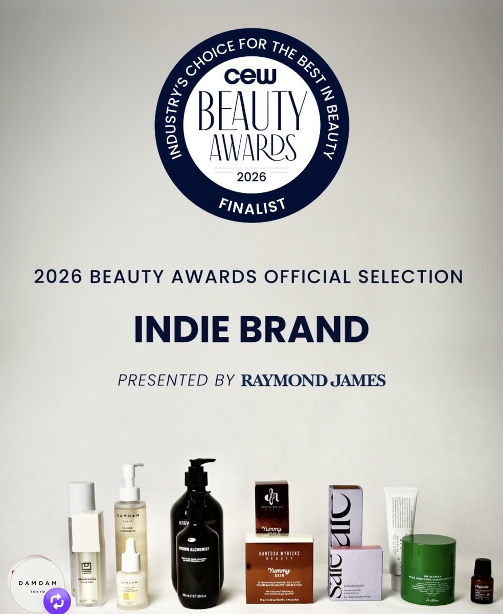 BeautytechSF's tweet photo. Past guest speakers @damdamtokyo founders in the 2026 Cew indie brand finalist list ! Congratulations Giselle Go and Philippe Terrien 🇯🇵✨ now in the US and Europe 🌎 #japanesebeauty https://t.co/Ic1RCBsiiy