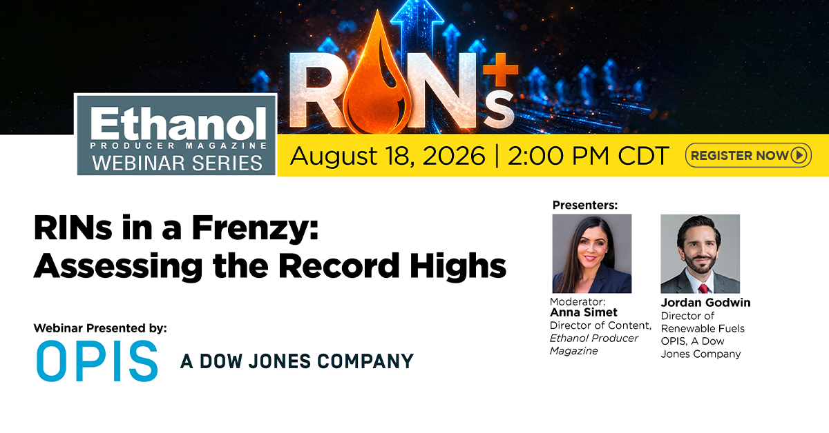 EthanolMagazine's tweet photo. What's fueling the surge in RIN prices?

@OPIS will examine the market trends, policy developments and compliance dynamics pushing RIN values to unprecedented levels.

Register to learn more https://t.co/L7ks3QVtpw. https://t.co/RkL5dBLUE7