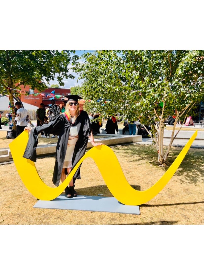 RealCSI_WLV_Uni's tweet photo. Hooray hooray it’s MA Education graduation day 👩🎓🎉🍾🥂 @wlv_uni 🐺 plus the honour of my Professional and Graduate Development studies program prize 🏆
#jointhepack 🐺 https://t.co/39ezejTKjo