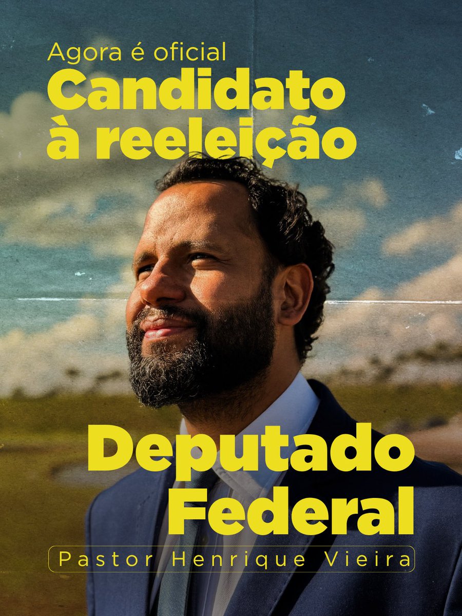 pastorhenriquev's tweet photo. Mais uma vez, sou candidato a deputado federal pelo PSOL do Rio de Janeiro. 

Assumo esse desafio com o coração em paz e os pés no chão, para seguir defendendo o povo, o Estado laico, o enfrentamento ao fundamentalismo religioso, a democracia e um Brasil com justiça racial e social. 

Vamos disputar o Rio com a coragem que cuida: sem ódio, sem medo e sem abrir mão de tudo aquilo em que acreditamos.

Fé que cuida, coragem que muda.

Paz, bem e coragem!