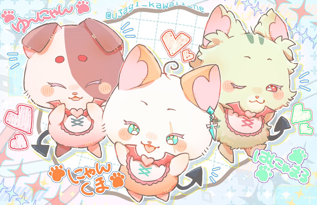 u3ag1_kawa11_ne's tweet photo. 💚🧡❤️ฅ^.  ̫ .^ฅ❤️🧡💚 https://t.co/iyueRas5jU