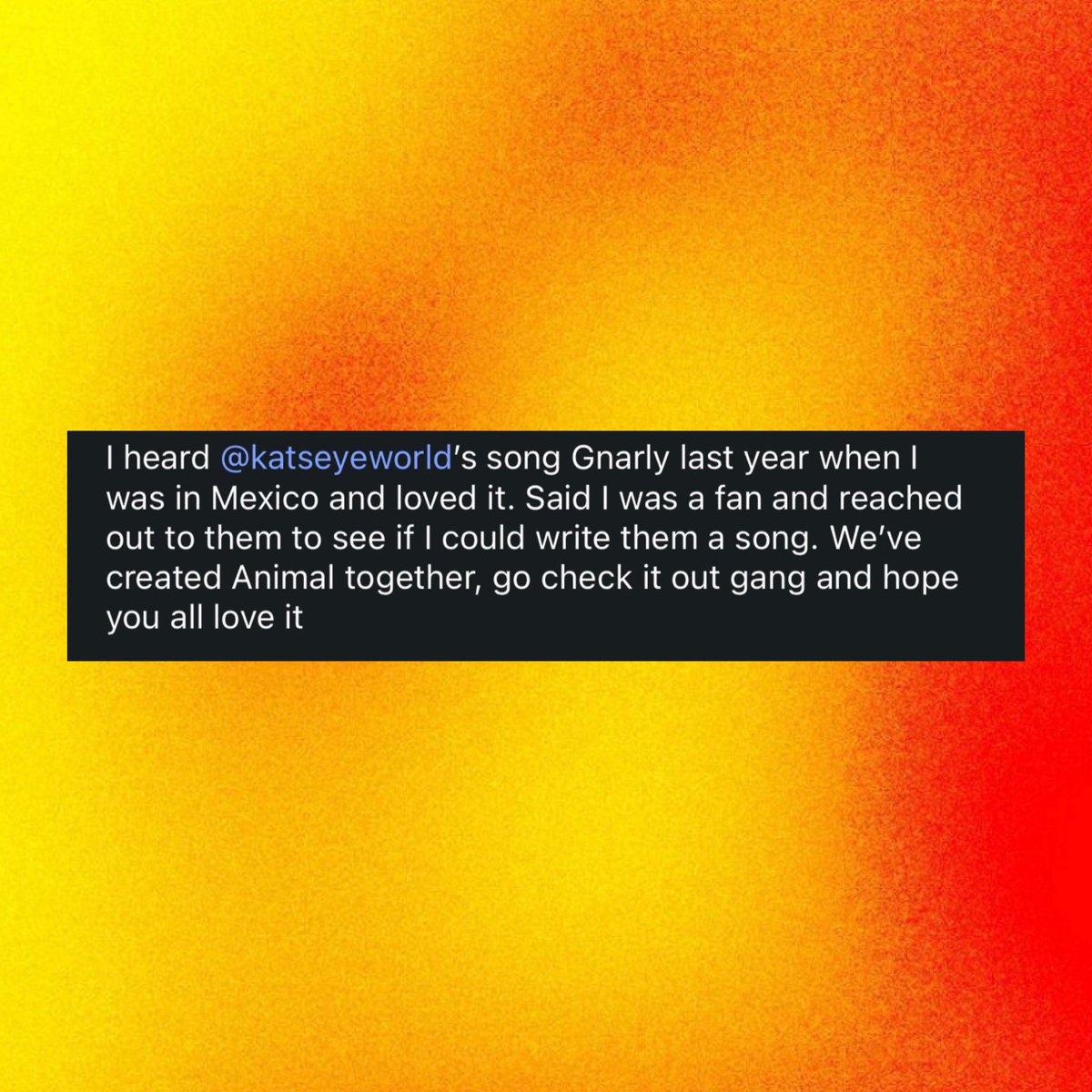 PopCrave's tweet photo. Ed Sheeran reveals he reached out to KATSEYE after hearing and loving their song, “Gnarly.”

They created “Animal” together for their upcoming EP, ‘WILD.’ https://t.co/1zTRGntVqW