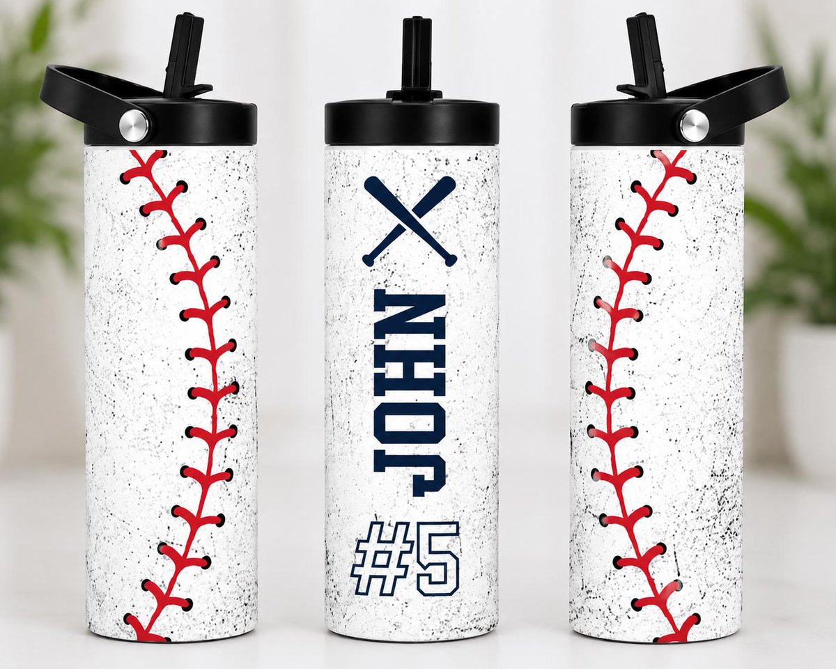 MeaghanMeegan's tweet photo. Nice try — point and say it’s yours. Our Personalized Baseball Tumbler with Custom Name &amp; Number and sporty stitch design = signature move. ⚾😏🥤 #Baseball #PersonalizedGifts Tap the link in bio. https://t.co/HBDeHzDfFP