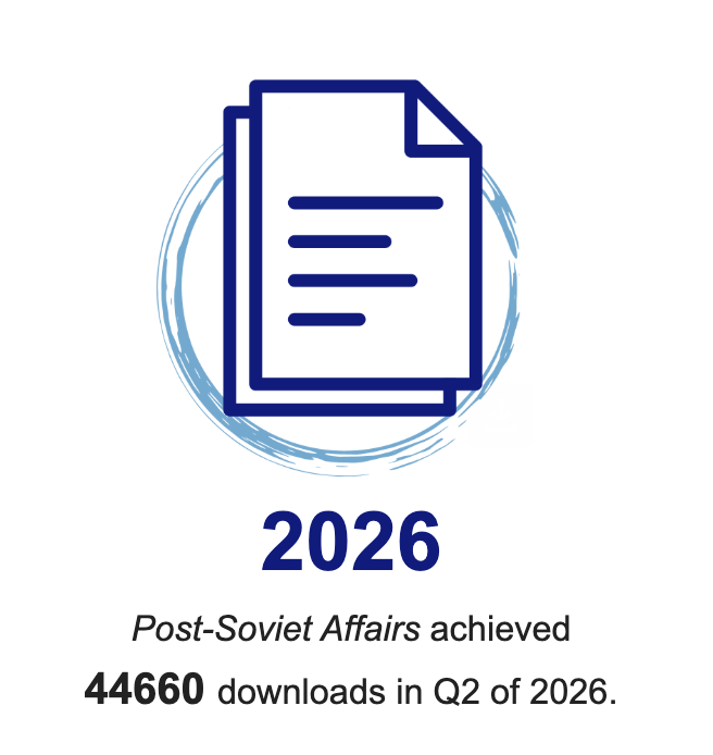PostSoviet31355's tweet photo. An amazing 44,660 articles were downloaded from Post-Soviet Affairs in the last 3 months 🤩 https://t.co/ewgZpm0lTf