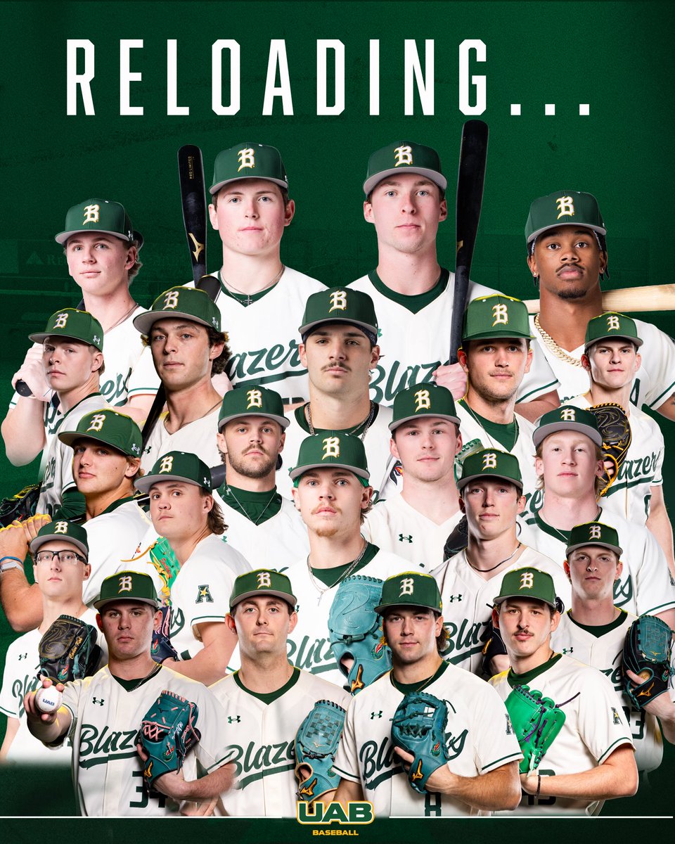 UAB_Baseball's tweet photo. We don’t rebuild, we 𝐑𝐄𝐋𝐎𝐀𝐃...

The Blazers return 22 players from the 2026 team, including all six All-Conference players.

📰: https://t.co/c3SBplwaf3

#WinAsOne https://t.co/qI14E8XLzn