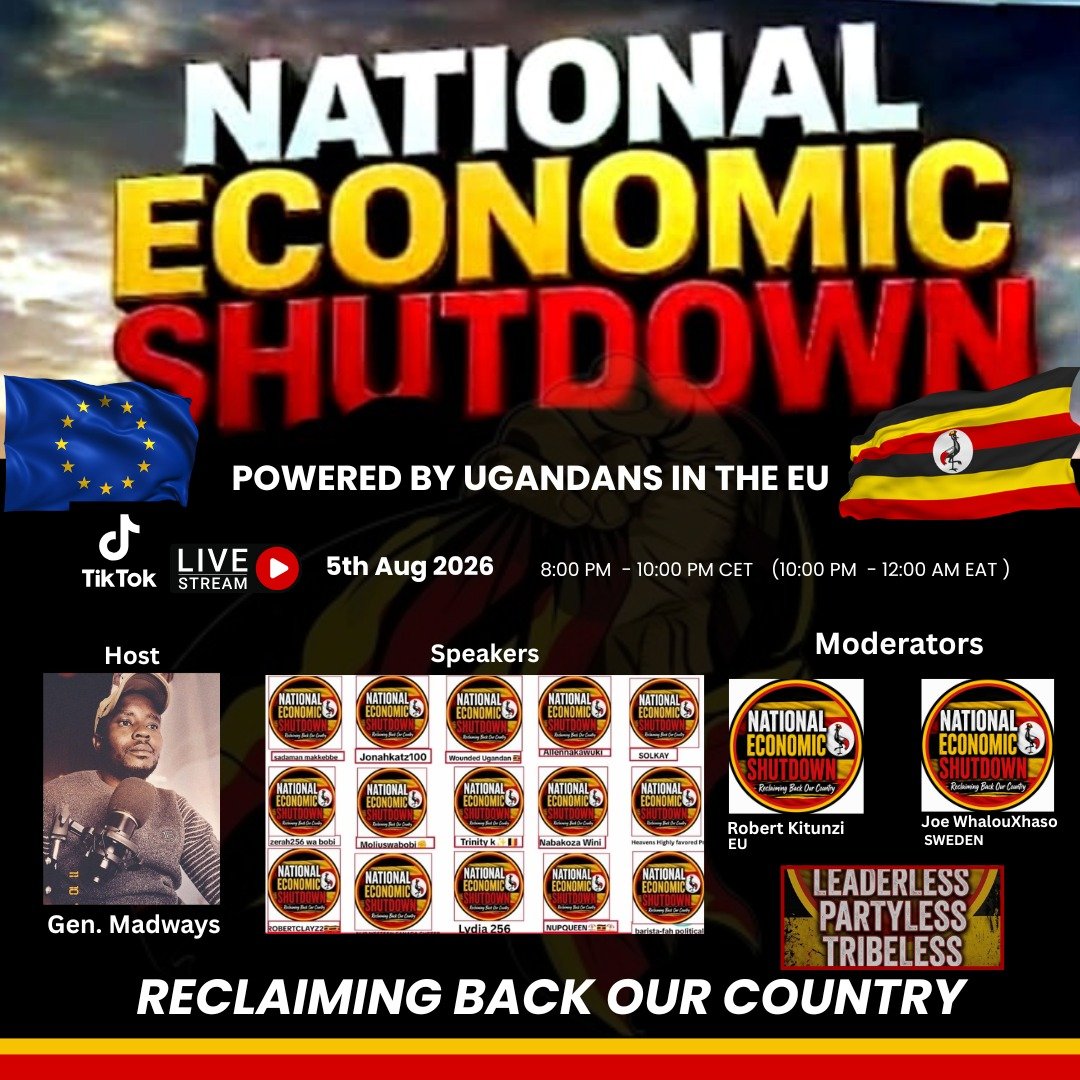 WalulyaRichard's tweet photo. Join the Diaspora Community of Ugandans in the EU for our upcoming National Economic Shutdown Online Meeting.
@HEBobiwine
@BBCWorld
@StateDept_RBX
@IMFNews
@FCDOGovUK
@GermanyDiplo
@SecPompeo
@JanSadek
@SwedEnvoyUganda
@WeAreNIMD
@BelgiuminEU
@DutchMFA

https://t.co/vy4pdqUM5Z https://t.co/5UD6QMwElT