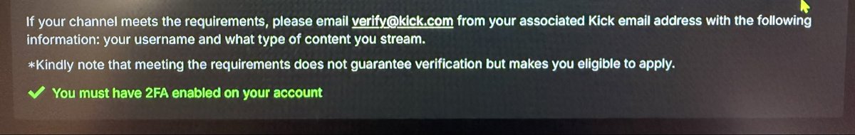 itzKellyo's tweet photo. @Itz_GiraffeGame Having to apply for verification after meeting metrics and still getting denied is insane https://t.co/nSmiyVD8C9