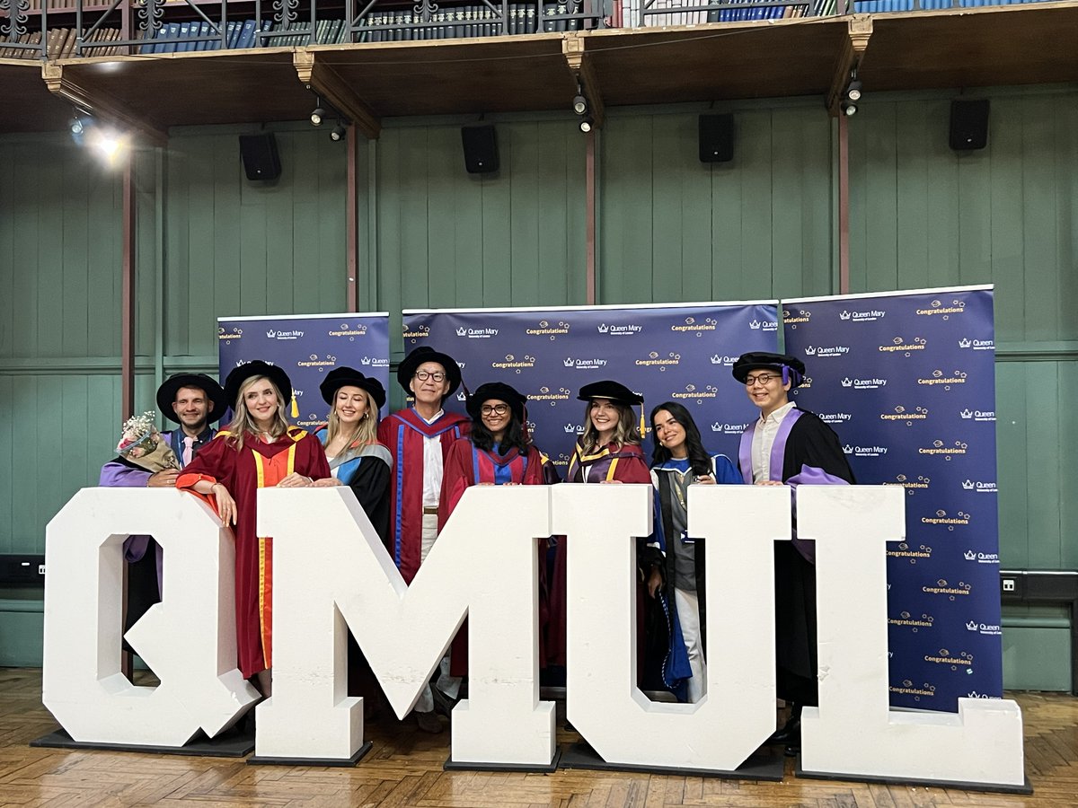 qmbschool's tweet photo. Congratulations to all our wonderful graduates at the School of Business and Management! 🤩

Thank you for letting us be a part of your day, you should be proud of all your hard work and achievements🎓🎉

#QMUL #QMULSBM #Graduation #QueenMary https://t.co/HDB3Vf4dJ6
