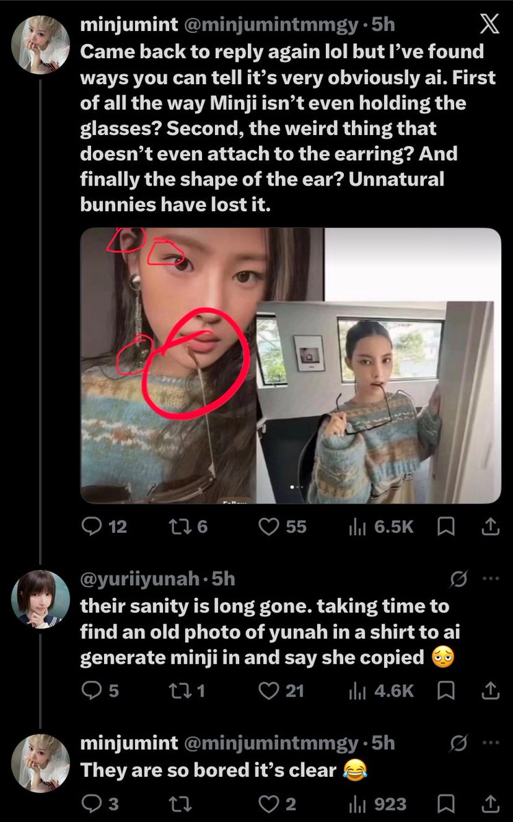 summertokki's tweet photo. @haerinlune theyre writing fanfiction now https://t.co/VnbQMT73Br
