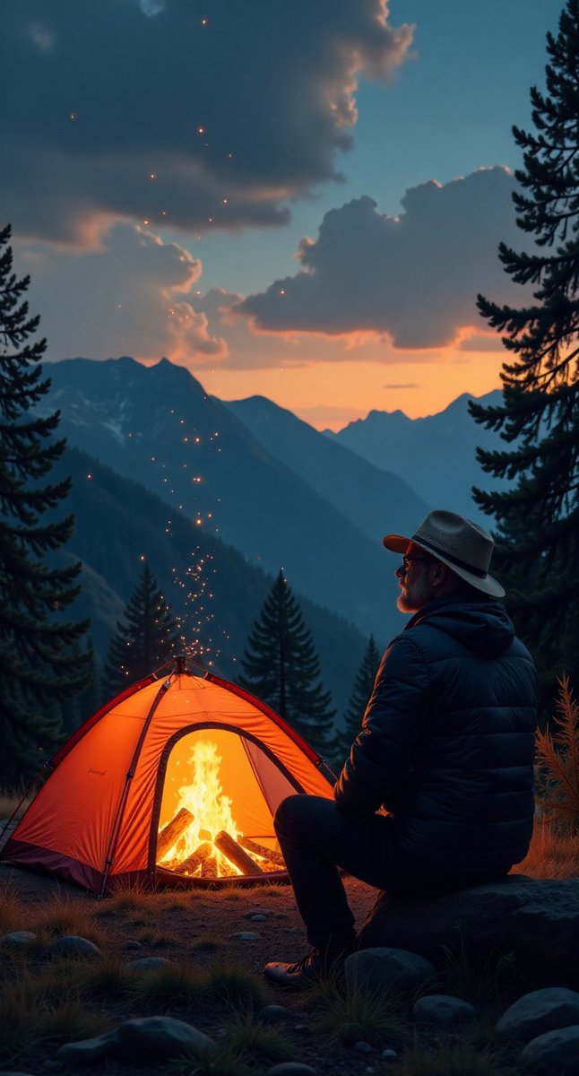 ElizabethH23407's tweet photo. Just wrapped up the perfect weekend camp: crisp forest air, starry skies, and zero work notifications. This is what recharging feels like! https://t.co/UvVWb0VHDs
