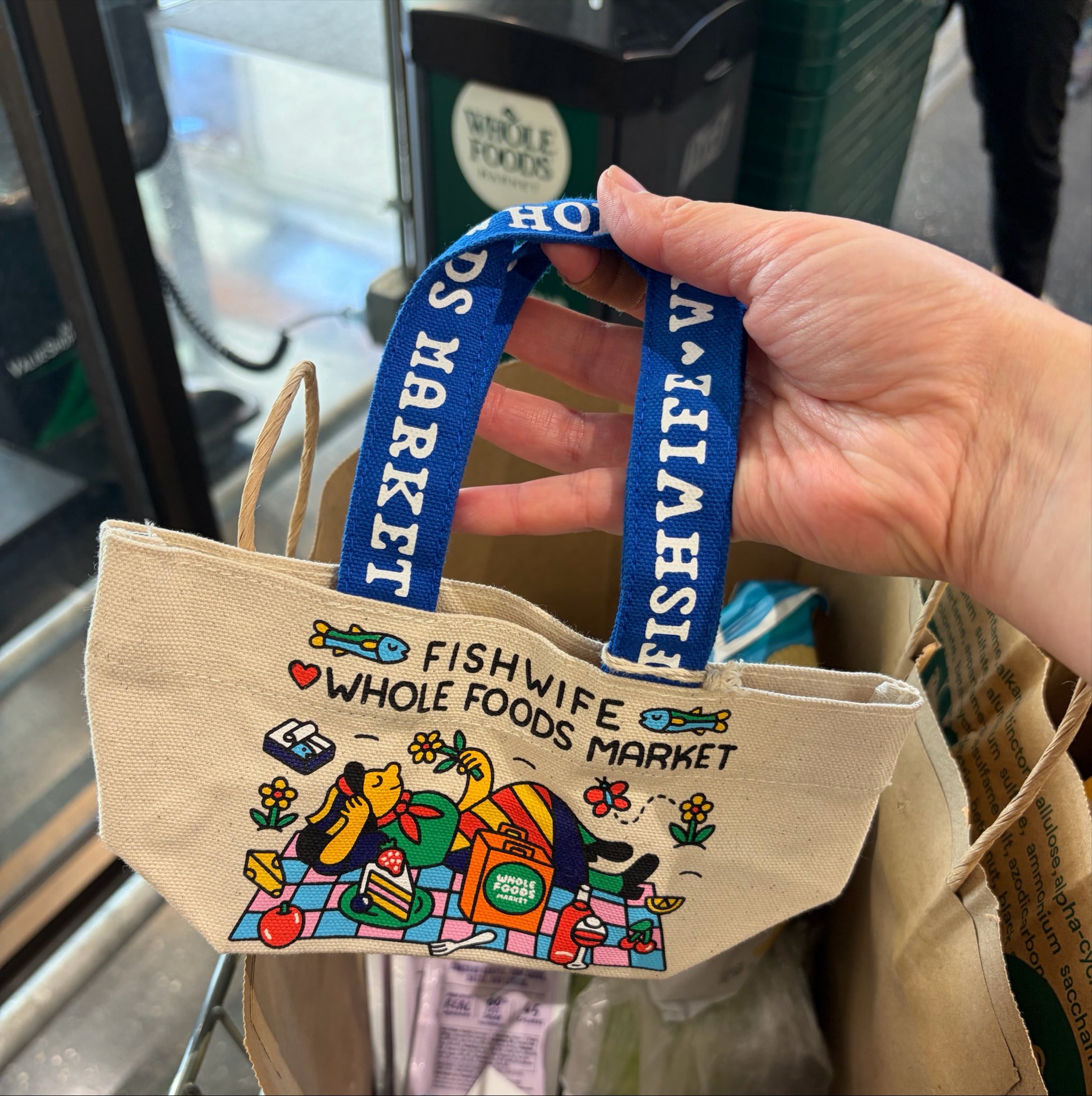 Whole Foods Market コラボエコバッグ マイクロミニ ディーンアンド 