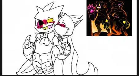 KawakisaCPC's tweet photo. I lowkey forgot to post this... But just a little kiss Eclipse Wolf is giving for HIS boyfriend X3 he loves this femboy ngl lol

OC Mautheus by @GueretaMatheus  my best friend :3

#SmilingCrittersOCs #OCxOC #EclipseWolf #Fanart https://t.co/ZGjaCNjbtx