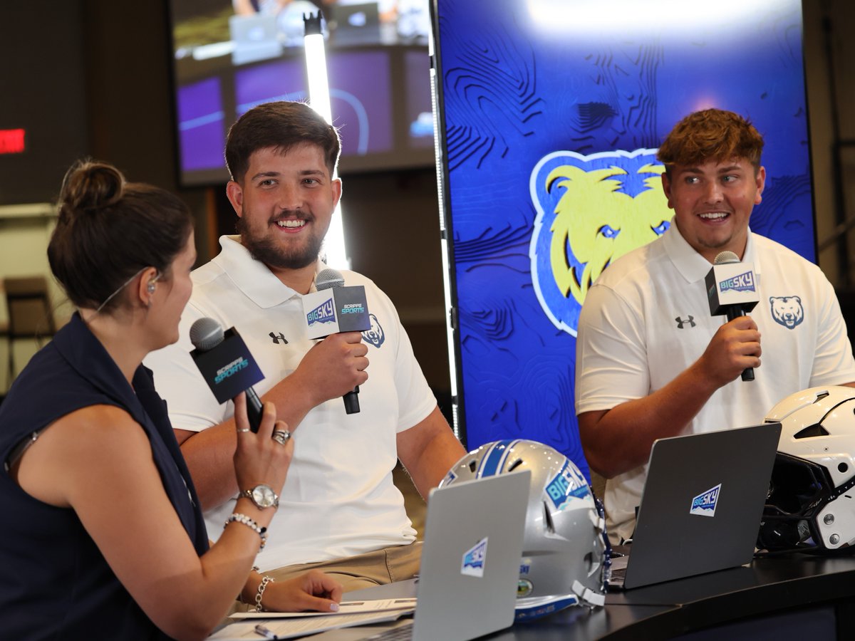 UNC_BearsFB's tweet photo. 𝐓𝐚𝐥𝐤𝐢𝐧' 𝐬𝐡𝐨𝐩 🗣️

Thanks for another great weekend, @BigSkyConf!

#BearCountry https://t.co/dxu0BWvUwD