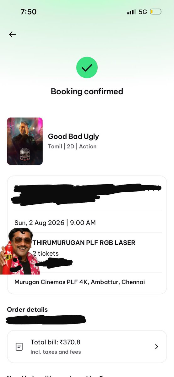 ThalaGanesh4010's tweet photo. Within 15 mins all ticket sold out 🔥

FDFS kooda eduthurlam pola epdiyaachu ana GBU special show ku 🔥🔥🔥🔥🔥

Meet you guys there 😁

Dream for Fieldout sottayan &amp; Kuttayan https://t.co/VHEoXu0PI9