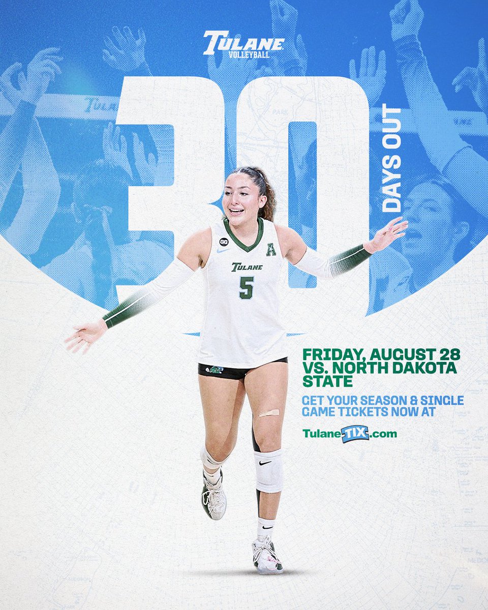 Tulane Volleyball tweet media