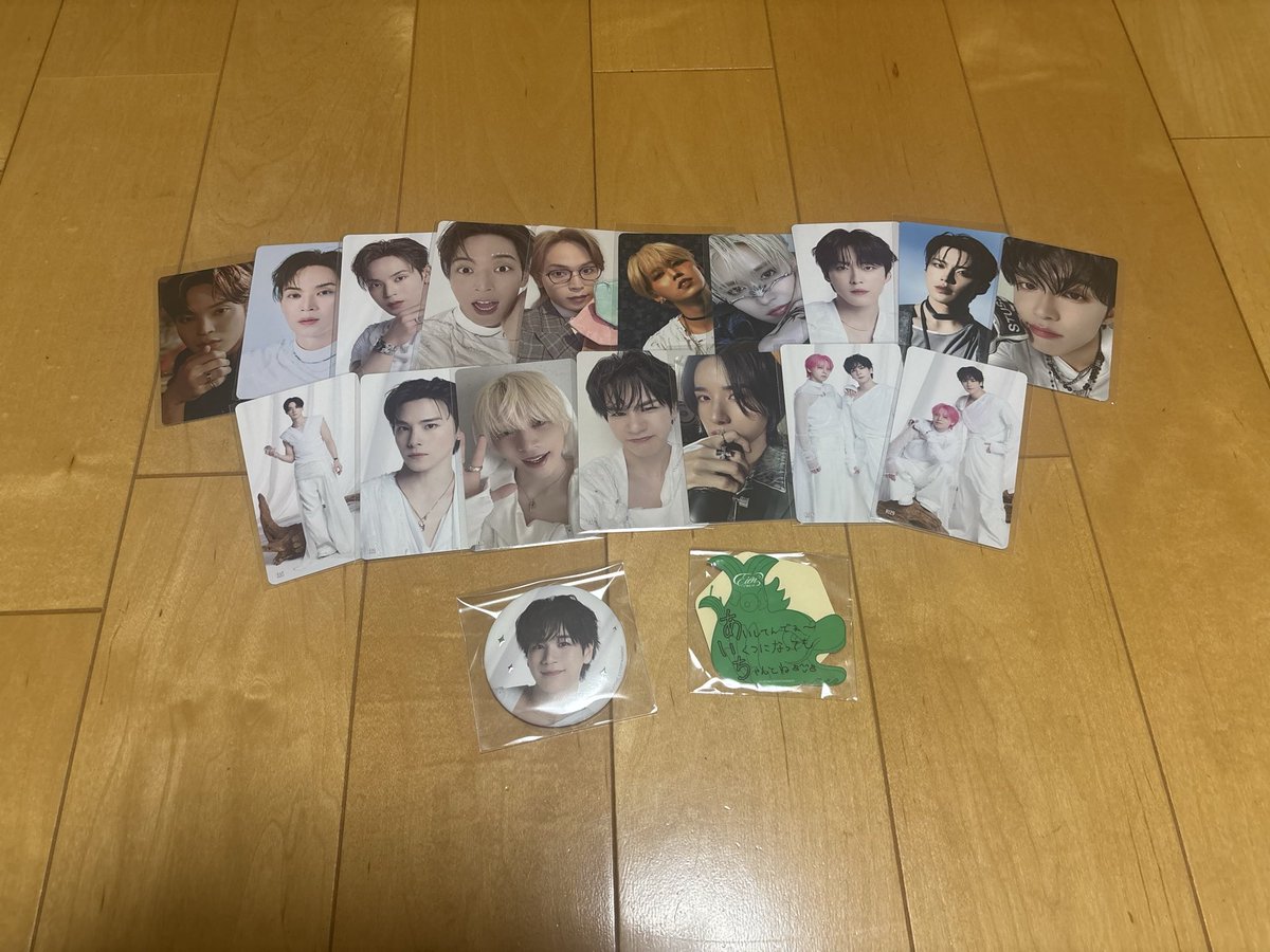 06Ri_ss's tweet photo. JO1 トレカ カプセルトイ

【譲】画像参照
【求】金城
132.136.141.144.145.146.147.149.153.154.156.157.158.160.161
金城へアピン、ステッカー（東京・大阪）

上記の交換が優先ですが、過去トレカも求めております♪
郵送希望です🙇🏻‍♀️
お気軽にお声がけください✨

#jo1譲 #jo1求 #jo1交換 https://t.co/b07CwmjwSg