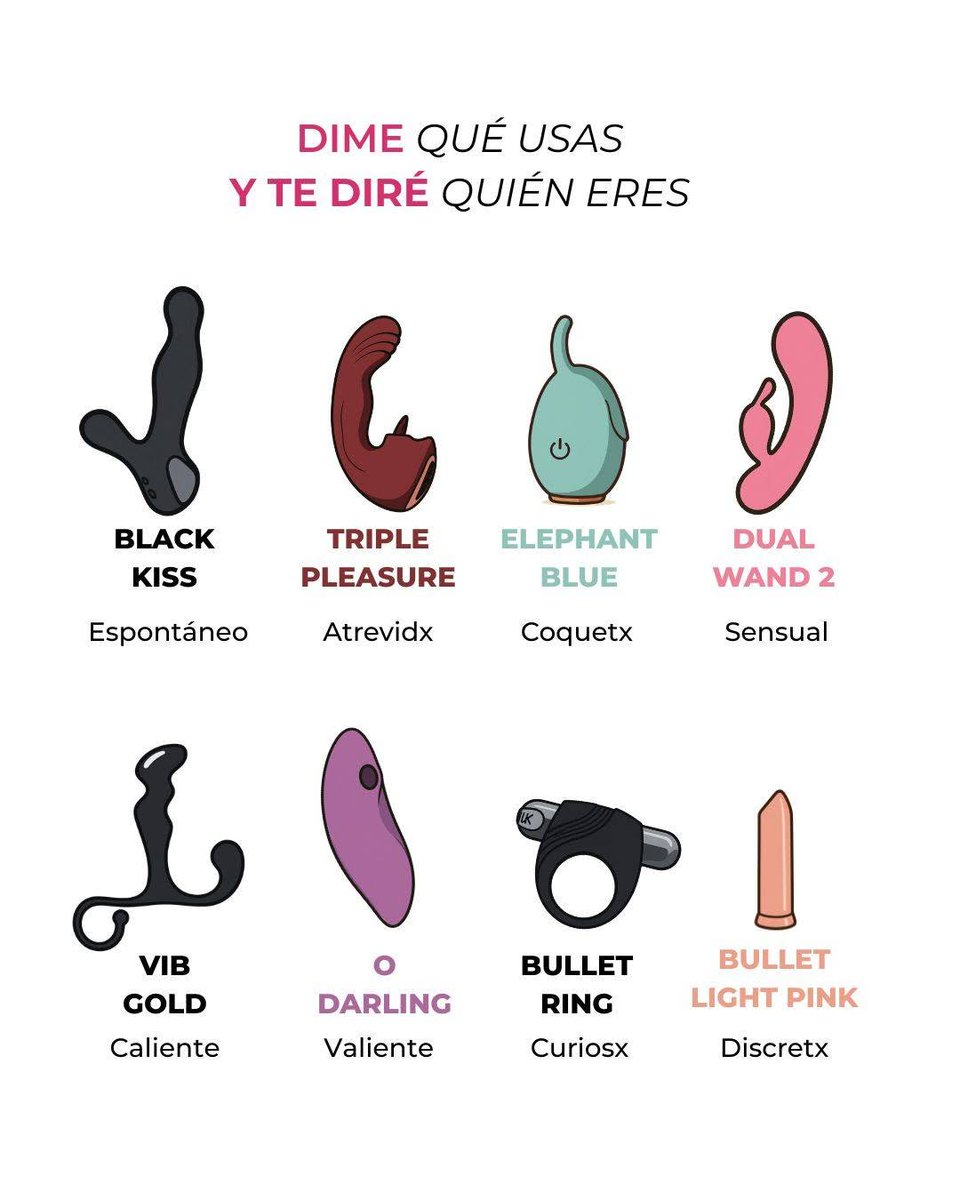 venusgpd's tweet photo. ¿Con cuál te identificas más? 💜
👇 Cuéntanos en los comentarios y etiqueta a esa persona que sabes cuál elegiría.
✨ Encuentra estos y muchos más juguetes en Venus Sex Shop. https://t.co/4brUkYNV6C
