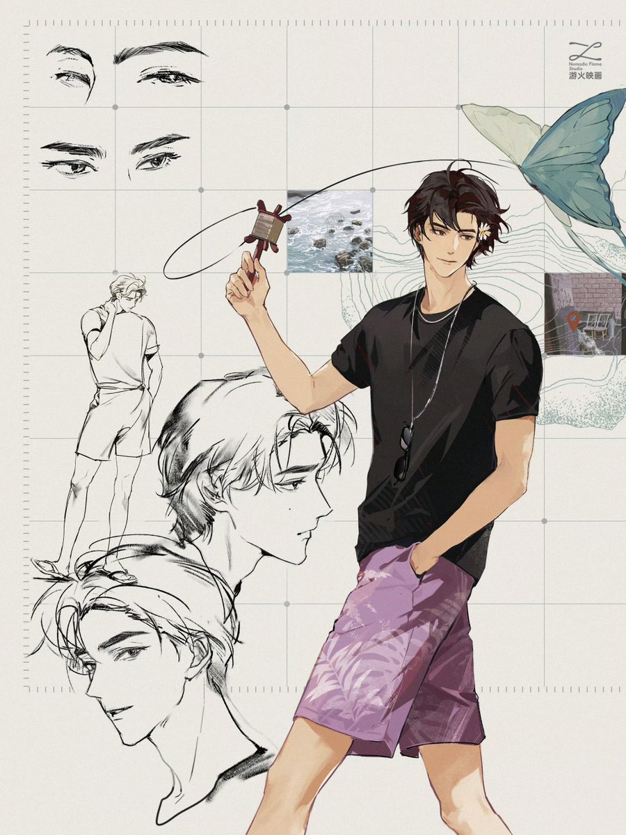 peoniny's tweet photo. not me staring at 捕蝴蝶 art all day like… LOOK AT THEM 😭😭😭✨🦋💘 https://t.co/wsMWoIQVM4