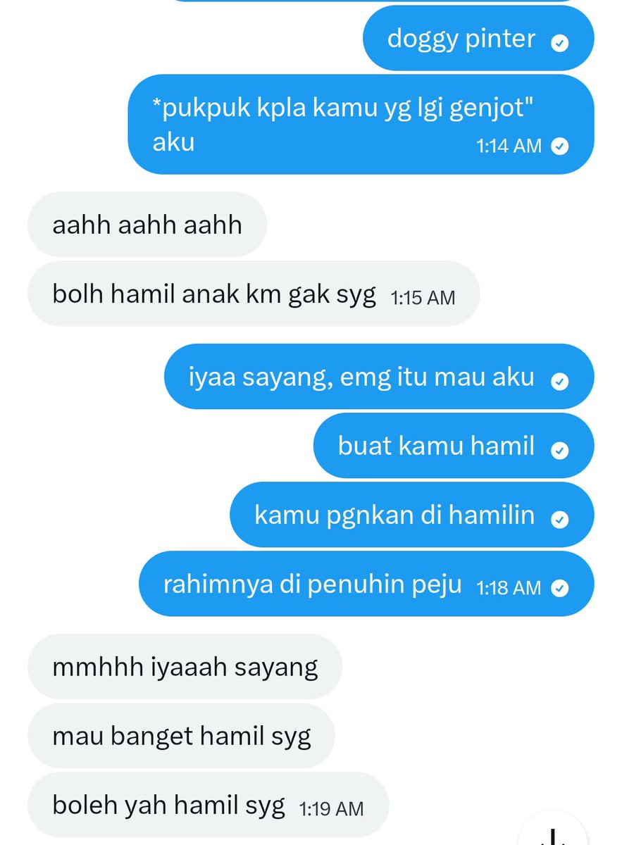 fndzz777's tweet photo. Cewe klo sange udah jdi tolol seneng jadi peliharaan sambil mohon" dihamilin biar makin di sayang
#chatseks #chatseksbrutal #chatsex #chatsekskasar https://t.co/AEwALiSLYX