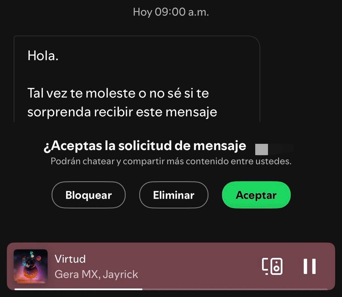 SteffMrs's tweet photo. Definitivamente yo no soy el problema, porque hasta el que más me odiaba regresó por Spotify 🫪 https://t.co/WEJTHrVBtU