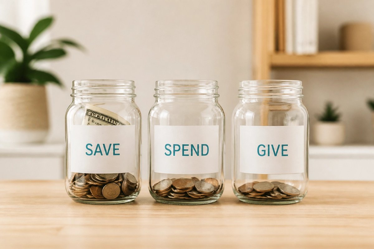 dollarStrat11's tweet photo. Want to raise money-smart kids? Start with 3 jars:

1. Save (for the future)
2. Spend (for today)
3. Give (to others)

Simple, visual, and stress-free. It’s never too early to build financial confidence. Let’s make money moves normal! ✨ #DollarStrategies #KidsAndMoney https://t.co/p8UWukshNv