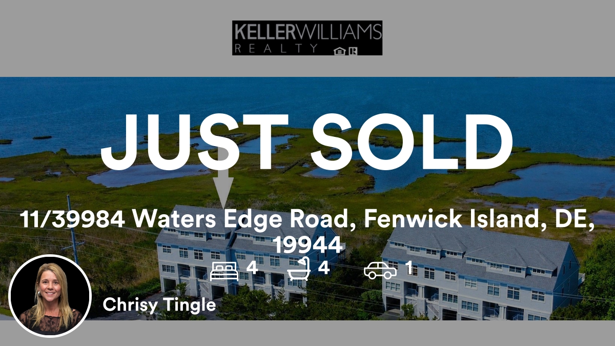 Chrisytingle's tweet photo. 🛌 4 🛀 4 🚘 1
📍 11/39984 Waters Edge Road, Fenwick Island, DE, 19944

My latest sale on RateMyAgent.
RS 0023952
https://t.co/ReKh3VZQv7

...
#ratemyagent #realestate #Keller_Williams_Realty https://t.co/HZsEYLl7g4