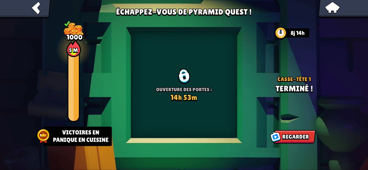 Rapf100's tweet photo. @BrawlStars #brawlstars #EscapePyramidQuest https://t.co/facBApn8sG