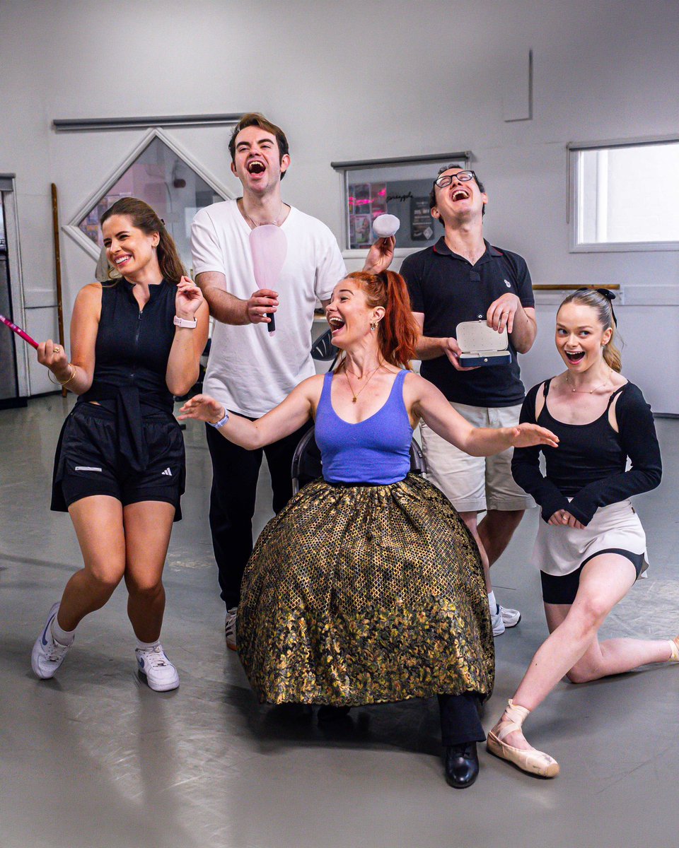 PhantomOpera's tweet photo. FIRST LOOK inside the #Phantom40 rehearsal room. Our new company begin performances at His Majesty’s Theatre from 3 August. 🌹

📸: Justine Matthew &amp; Melanie Gowie https://t.co/WuCz8W21WY