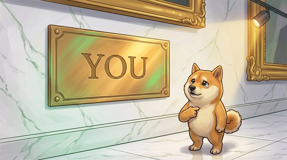 Doge_Museum's tweet photo. added a plaque to honor our biggest supporter.
it just says YOU.

we meant it. woof if you felt that 👇🐾 https://t.co/t01U4pCEHf