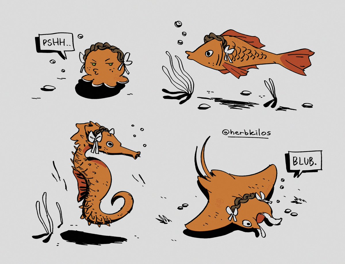 herbkilos's tweet photo. gimme sea animals to draw ishy into plss
#limbuscompany #lcb8 https://t.co/kOzVicadhg