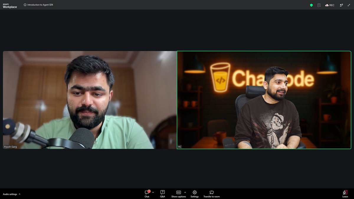 arushkumardev's tweet photo. Today's GenAI class had a twist - TypeScript.

Started building AI Agents from scratch with @piyushgarg_dev.

Piyush sir taught in class:
• Agent SDK
• Tool Calling
• Agent Handoffs
• Streaming AI State
• OpenAI, Claude &amp; Vercel SDKs

#GenAI #TypeScript #AIAgents @chaicode https://t.co/0CqQzKSWbC