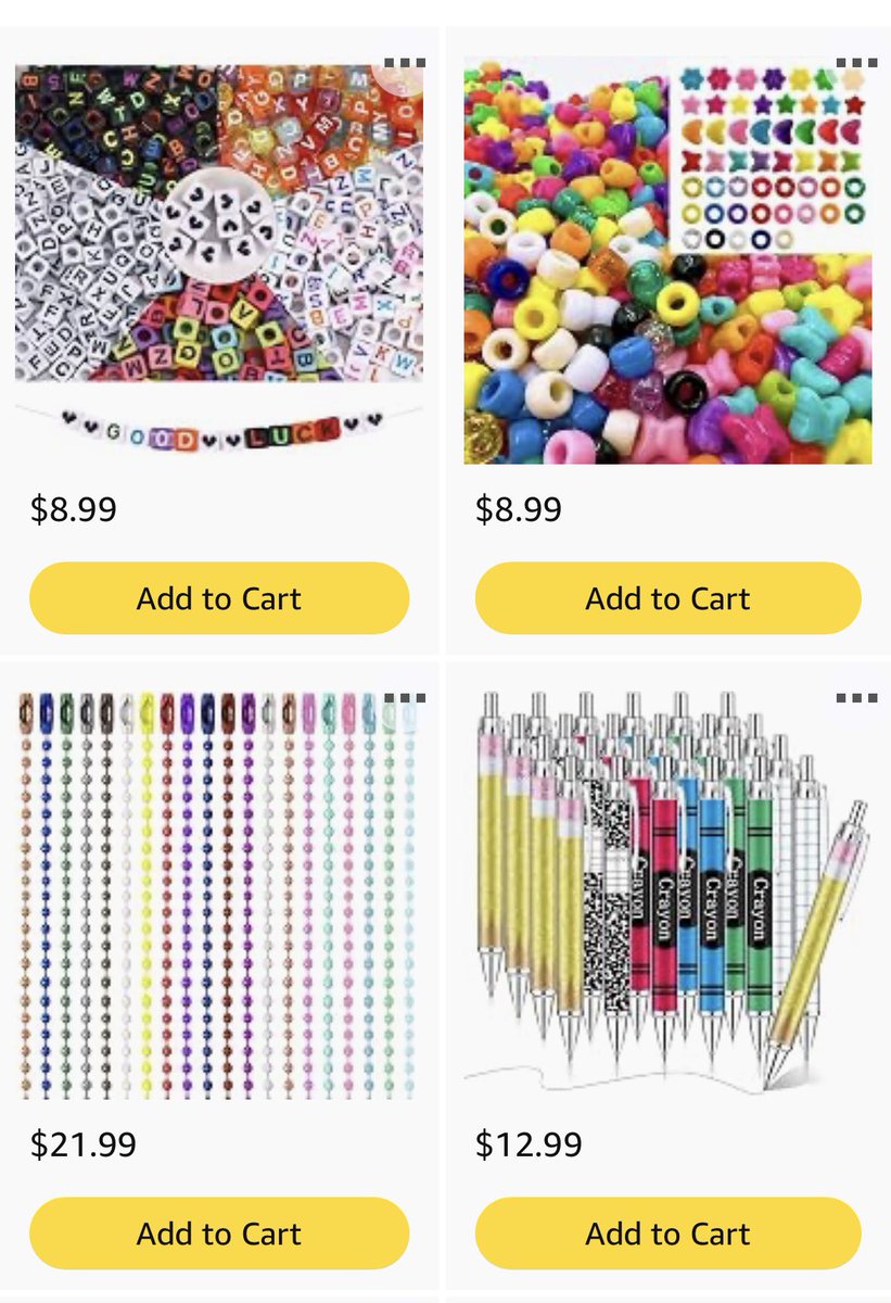 Positive_Paulie's tweet photo. I want to try reading necklaces where students get to add a bead to their necklace once they have read a book.

If anyone can help support this literacy incentive I would SO appreciate it. 

Needed: 
✅ necklaces
✅ letter beads
✅shape/color beads

https://t.co/HNJwg92VmR https://t.co/CVpK9ysIVx