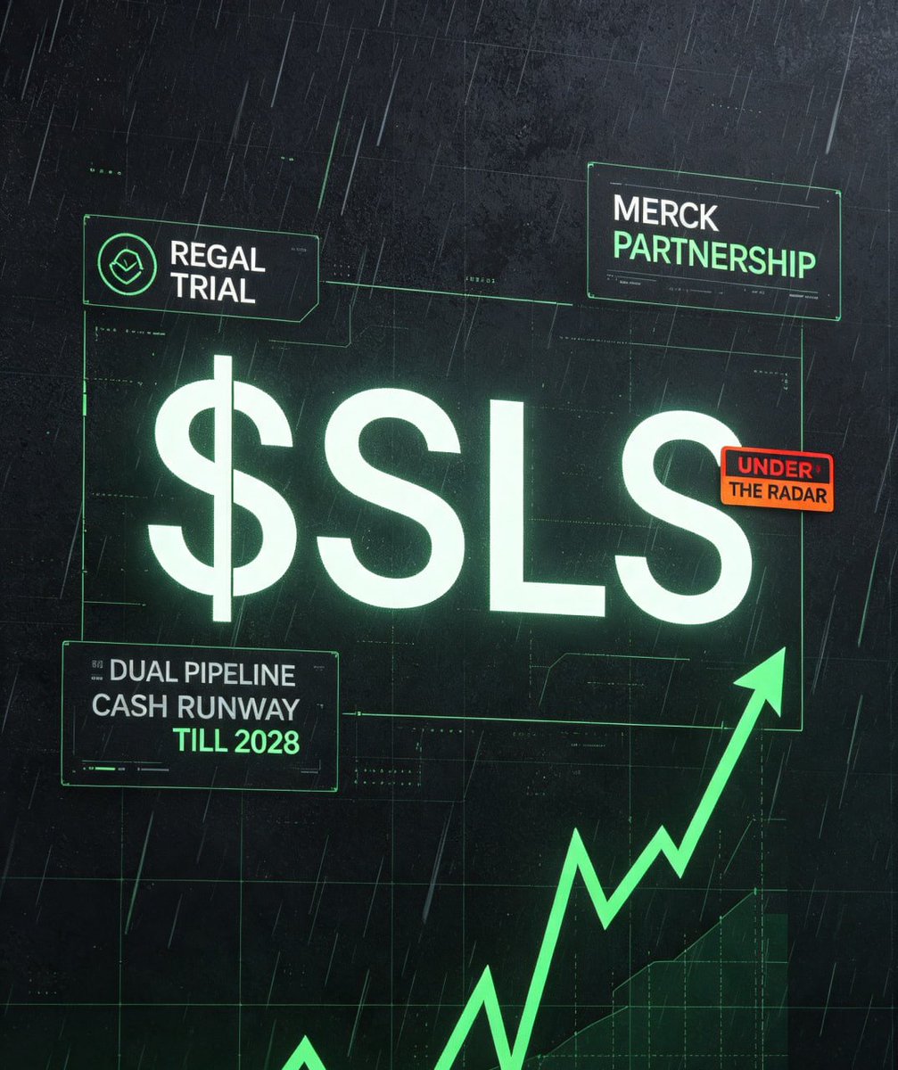 CecileAnna_'s tweet photo. Hedge funds are secretly stacking $SLS shares ahead of top-line trial data, and retail apes haven’t caught on yet 🔥
This is the most underrated swing trade of Q3 2026. First-in-class WT1 cancer vaccine locked down Merck co-dev, two separate drug programs eliminate single-trial crash risk.
All legal overhangs cleared, heavy volume for fast entries/exits, massive squeeze potential once trial numbers drop.
Don’t be the bagholder who misses the 2–3x run-up before data prints. Lock your position now before insiders front-run the news.
#StockCatalyst #SqueezeAlert #TradeOfTheMonth