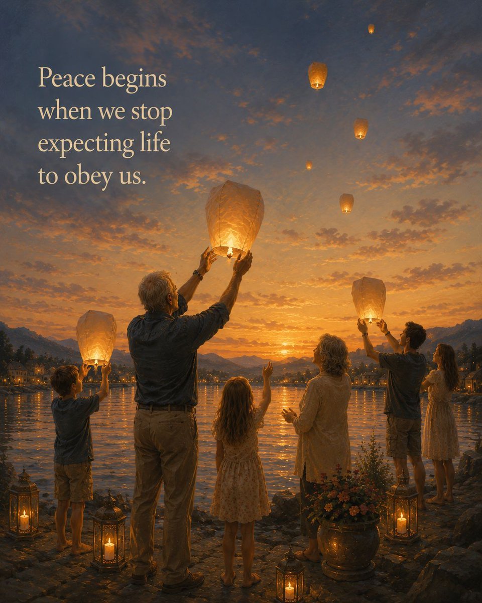 CoachGoldsmith's tweet photo. Peace comes when we learn the difference between helping and controlling.

We can help the people we love and respect.
We can help make the world a little better place.

But we cannot make another person love us.
We cannot force people to change.
We cannot control everything happening around us.

Many of our struggles begin when we confuse love with control, or caring with managing.

Do your best to help.
Do your best to care.
Do your best to make a positive difference.

Then let go.

Life becomes much lighter when we stop demanding that people and situations obey our wishes.

Enjoy the process of life.
Make peace.

Life is good.
Marshall